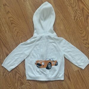 Amber Hagen organics yellow car cardigan 2T